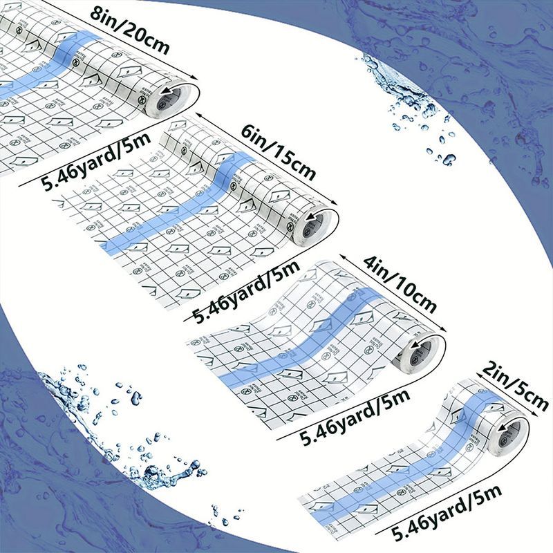 Healing Wellness - 10m Tattoo-Pflegebandage Wasserdichter Transparenter Duschfilm Heilender